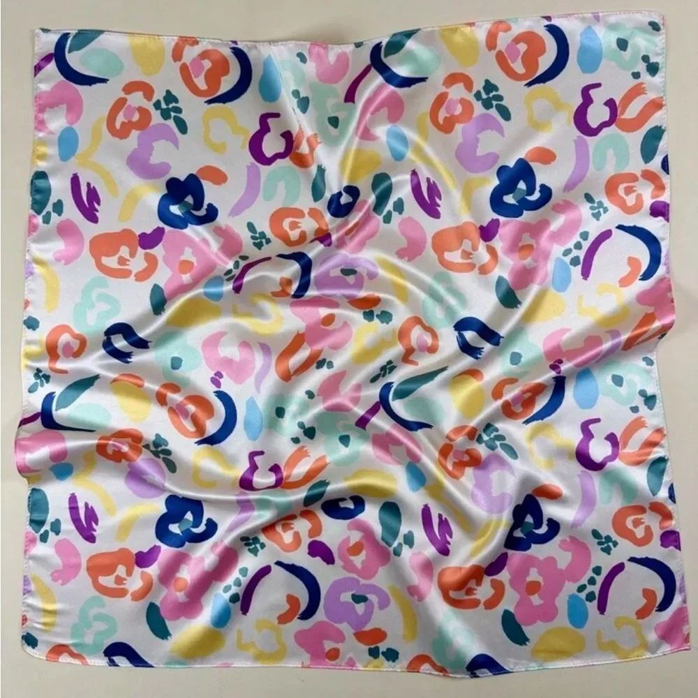 Colorful Abstract Print Scarf N1453